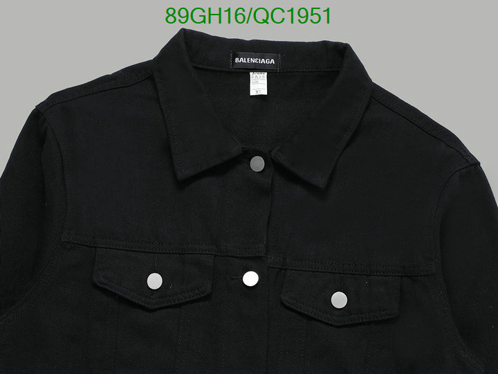 Balenciaga-Clothing Code: QC1951 $: 89USD