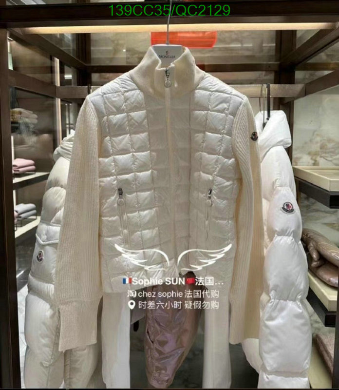 Moncler-Down jacket Women Code: QC2129 $: 139USD