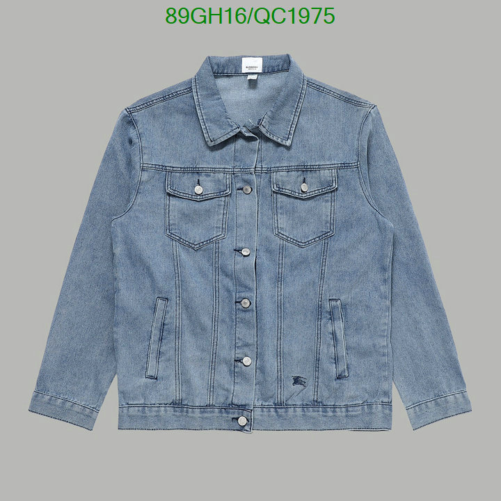 Burberry-Clothing Code: QC1975 $: 89USD