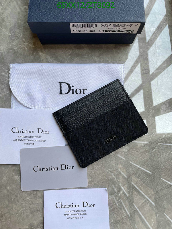 Dior-Wallet-Mirror Quality Code: ZT8092 $: 69USD