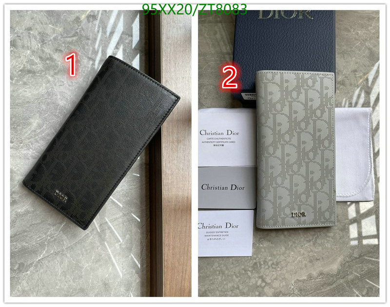 Dior-Wallet-Mirror Quality Code: ZT8083 $: 95USD