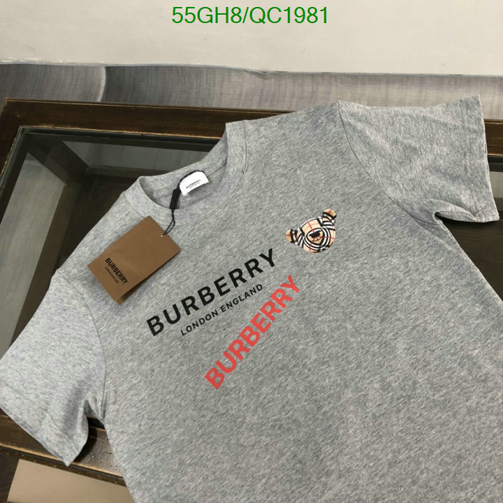 Burberry-Clothing Code: QC1981 $: 55USD