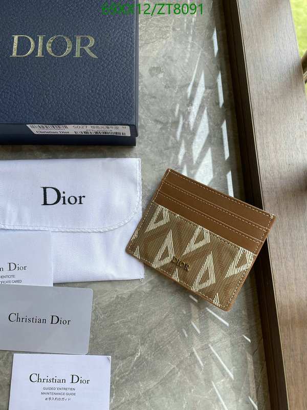 Dior-Wallet-Mirror Quality Code: ZT8091 $: 69USD