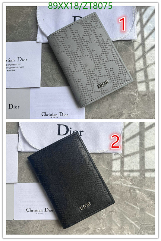 Dior-Wallet-Mirror Quality Code: ZT8075 $: 89USD