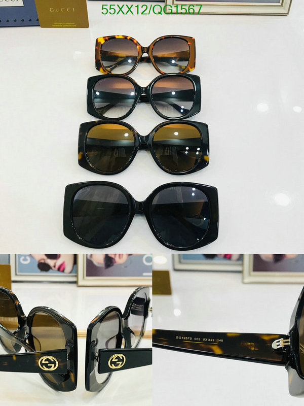 Gucci-Glasses Code: QG1567 $: 55USD