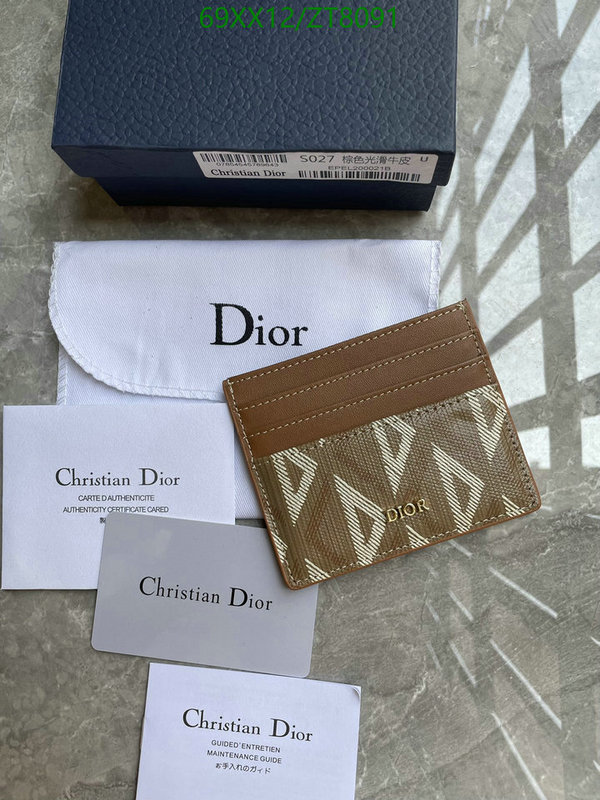 Dior-Wallet-Mirror Quality Code: ZT8091 $: 69USD