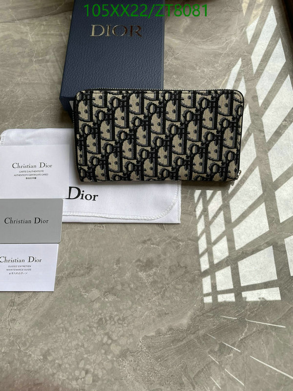 Dior-Wallet-Mirror Quality Code: ZT8081 $: 105USD