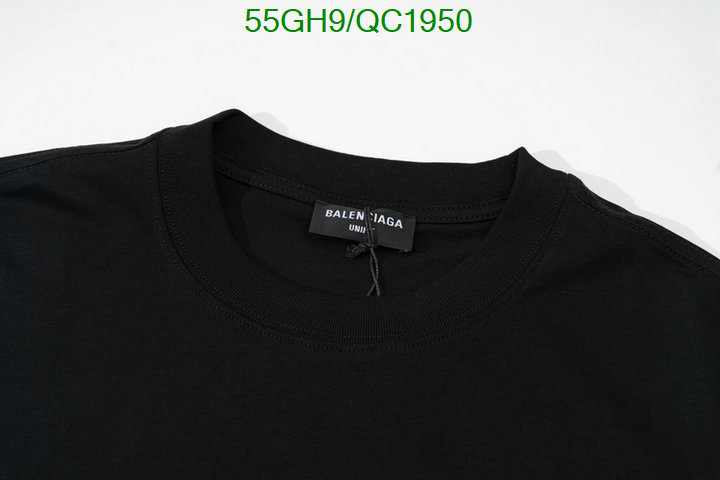 Balenciaga-Clothing Code: QC1950 $: 55USD