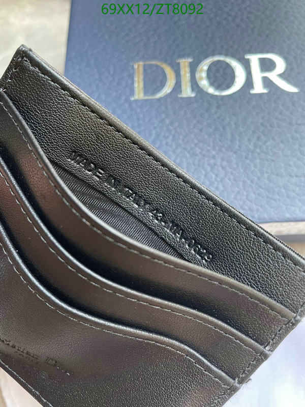 Dior-Wallet-Mirror Quality Code: ZT8092 $: 69USD