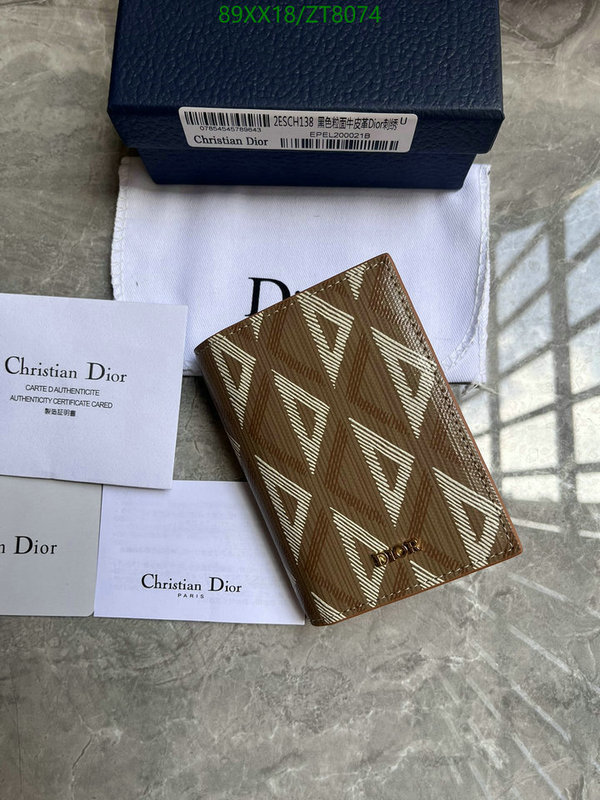 Dior-Wallet-Mirror Quality Code: ZT8074 $: 89USD