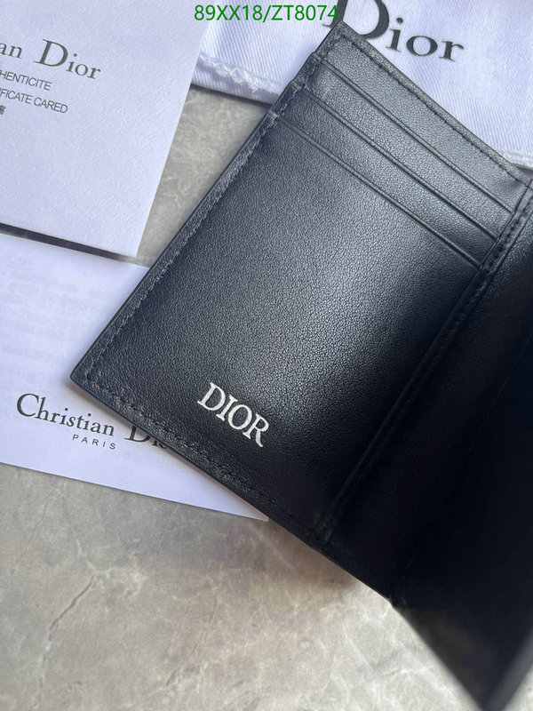 Dior-Wallet-Mirror Quality Code: ZT8074 $: 89USD