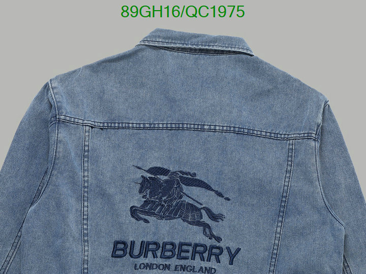 Burberry-Clothing Code: QC1975 $: 89USD