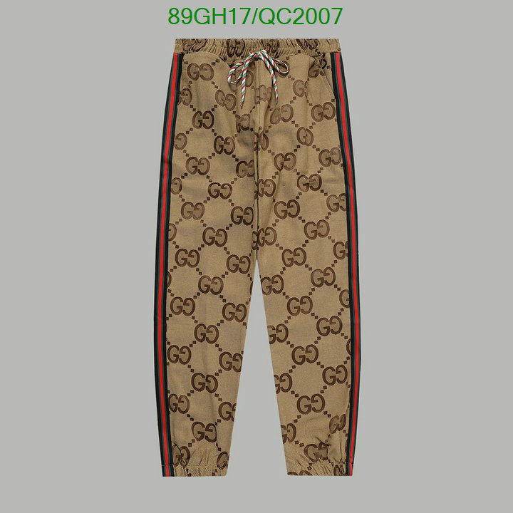 Gucci-Clothing Code: QC2007 $: 89USD