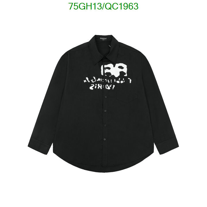 Balenciaga-Clothing Code: QC1963 $: 75USD