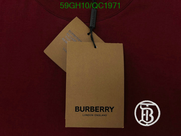 Burberry-Clothing Code: QC1971 $: 59USD