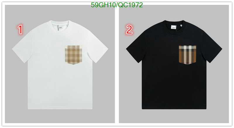 Burberry-Clothing Code: QC1972 $: 59USD