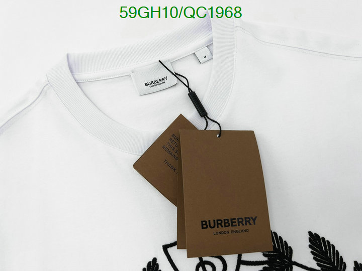 Burberry-Clothing Code: QC1968 $: 59USD