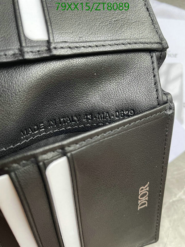 Dior-Wallet-Mirror Quality Code: ZT8089 $: 79USD