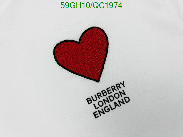 Burberry-Clothing Code: QC1974 $: 59USD