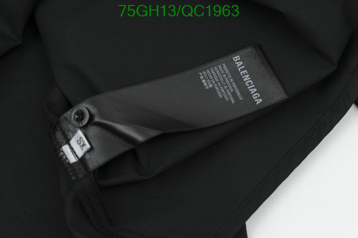 Balenciaga-Clothing Code: QC1963 $: 75USD