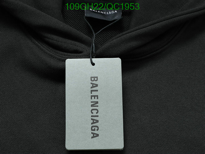 Balenciaga-Clothing Code: QC1953 $: 109USD