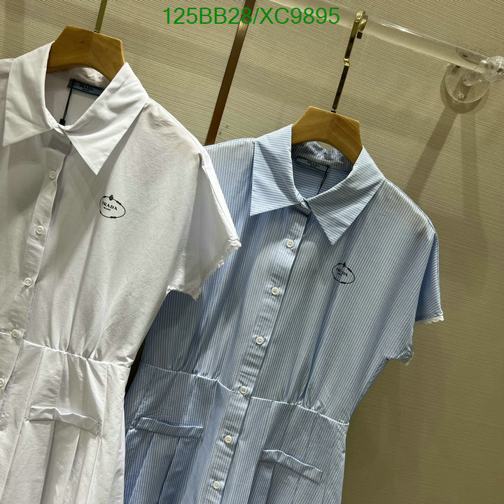 Prada-Clothing Code: XC9895 $: 125USD