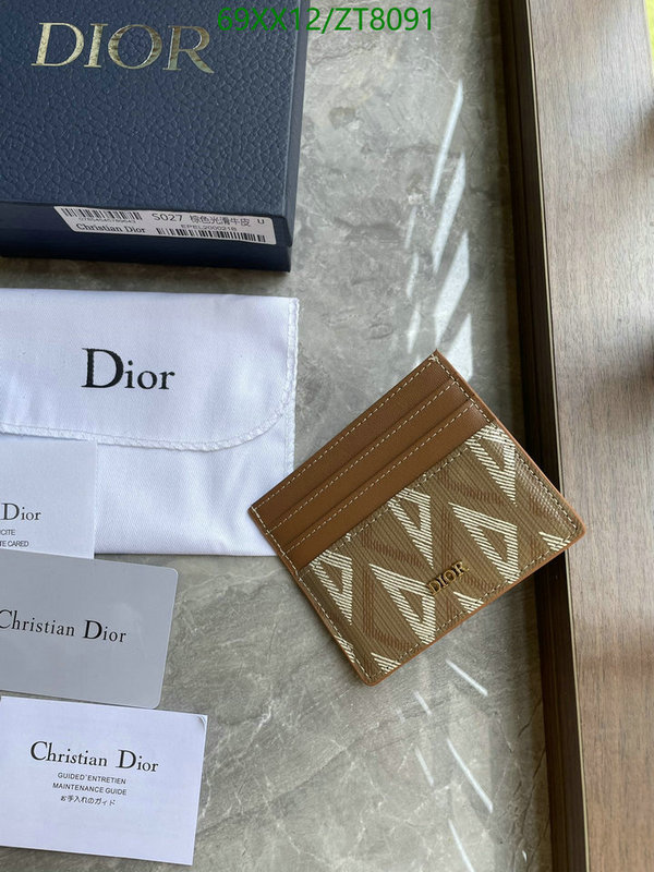 Dior-Wallet-Mirror Quality Code: ZT8091 $: 69USD