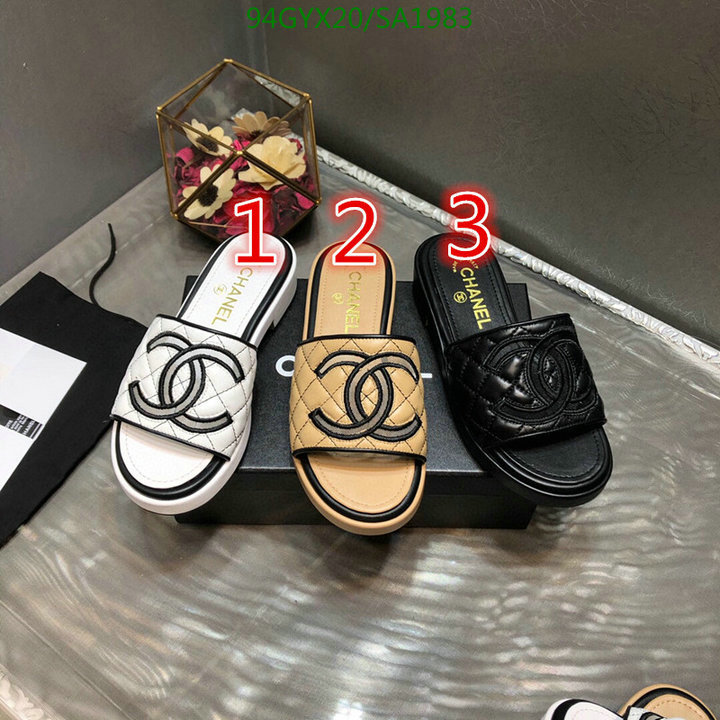 Chanel-Women Shoes Code: SA1983 $: 94USD