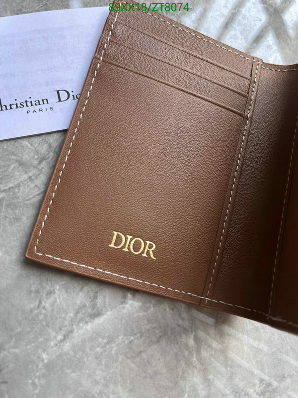 Dior-Wallet-Mirror Quality Code: ZT8074 $: 89USD