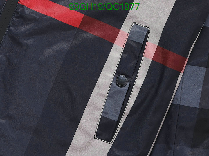 Burberry-Clothing Code: QC1977 $: 99USD