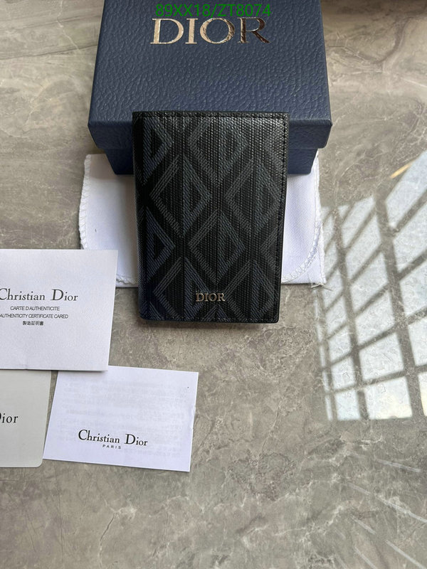 Dior-Wallet-Mirror Quality Code: ZT8074 $: 89USD