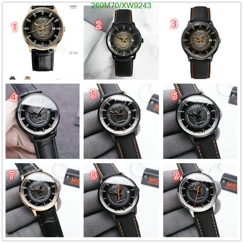 Mido-Watch-Mirror Quality Code: XW9243 $: 269USD