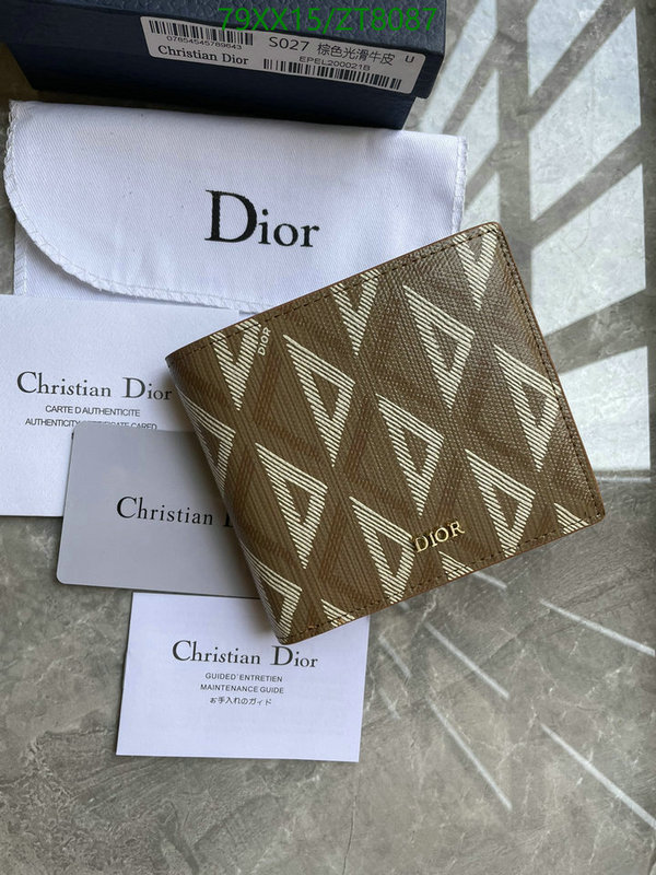 Dior-Wallet-Mirror Quality Code: ZT8087 $: 79USD