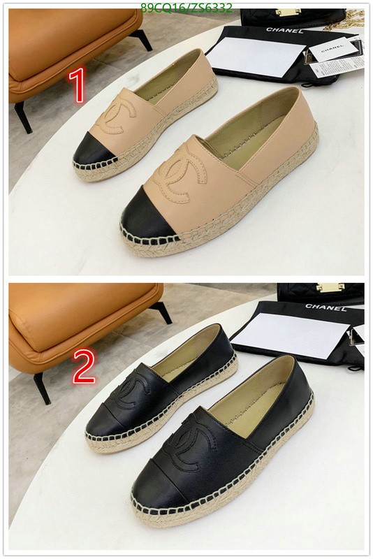 Chanel-Women Shoes Code: ZS6332 $: 89USD