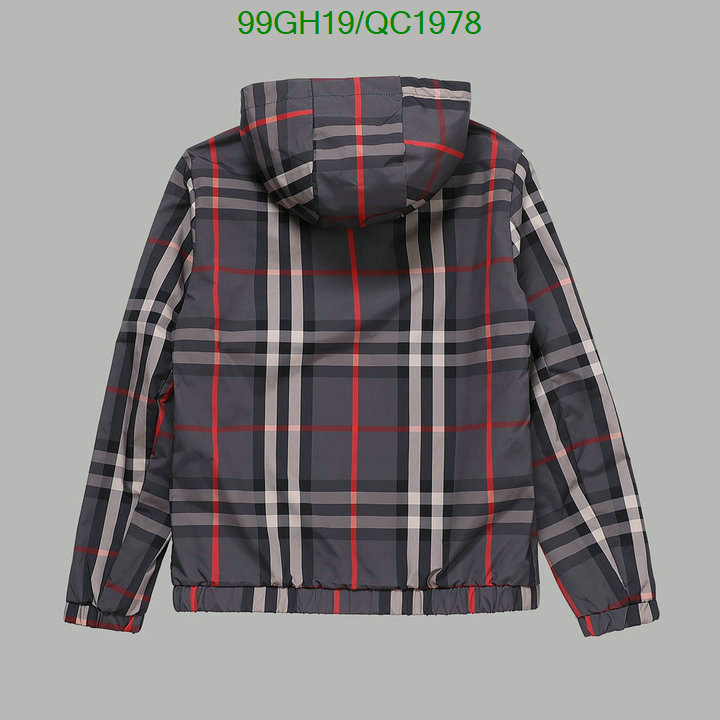 Burberry-Clothing Code: QC1978 $: 99USD