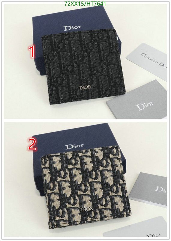 Dior-Wallet-Mirror Quality Code: HT7641 $: 72USD