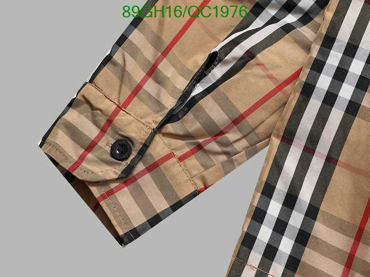 Burberry-Clothing Code: QC1976 $: 89USD