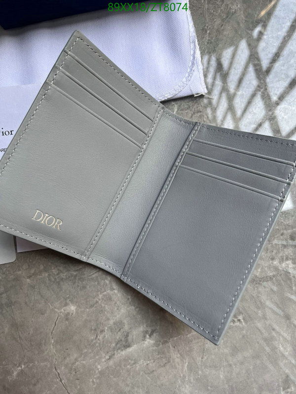 Dior-Wallet-Mirror Quality Code: ZT8074 $: 89USD