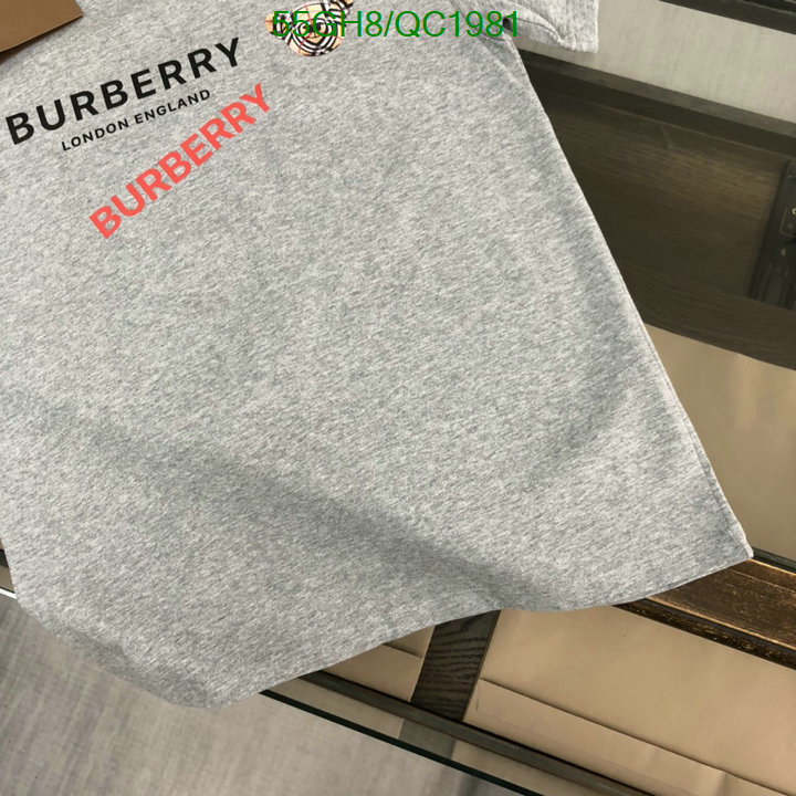 Burberry-Clothing Code: QC1981 $: 55USD