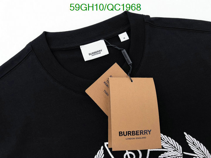 Burberry-Clothing Code: QC1968 $: 59USD