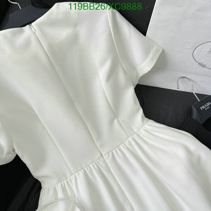 Prada-Clothing Code: XC9888 $: 119USD
