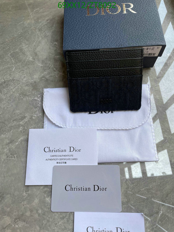 Dior-Wallet-Mirror Quality Code: ZT8092 $: 69USD