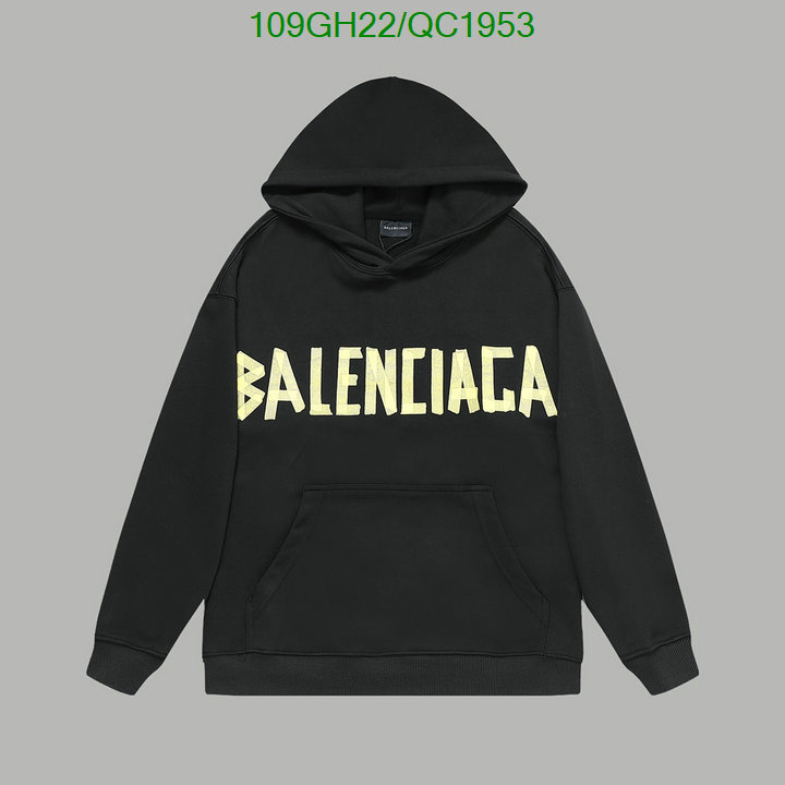 Balenciaga-Clothing Code: QC1953 $: 109USD