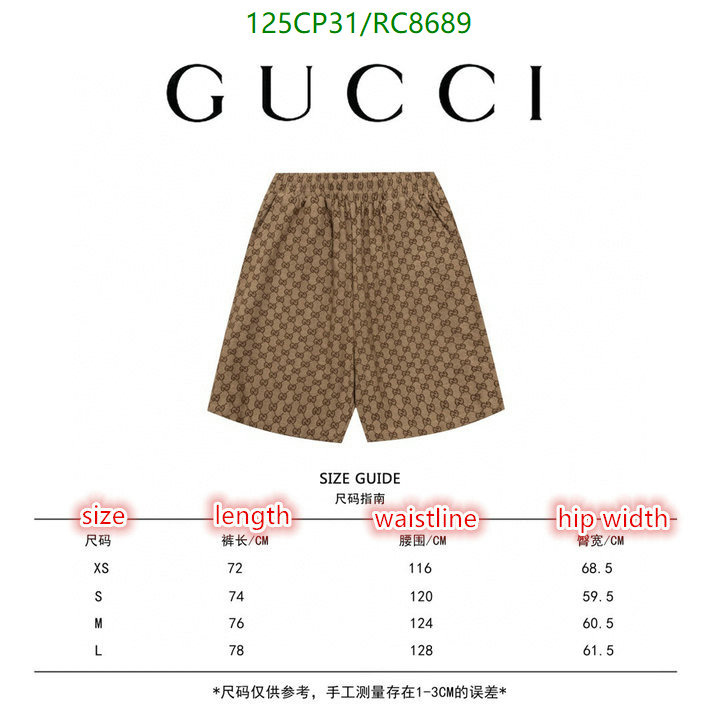 Gucci-Clothing Code: RC8689