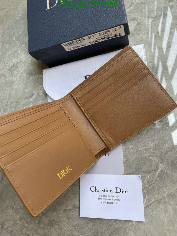 Dior-Wallet-Mirror Quality Code: ZT8087 $: 79USD