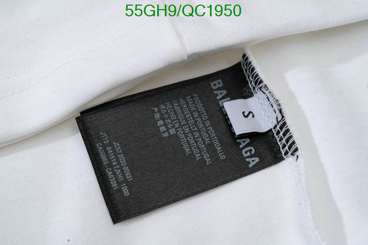 Balenciaga-Clothing Code: QC1950 $: 55USD