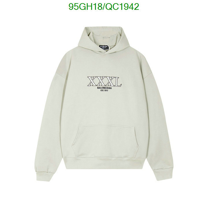 Balenciaga-Clothing Code: QC1942 $: 95USD