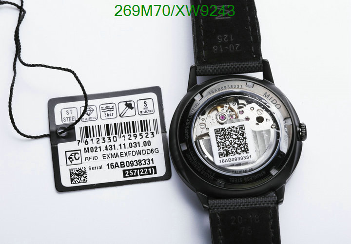 Mido-Watch-Mirror Quality Code: XW9243 $: 269USD