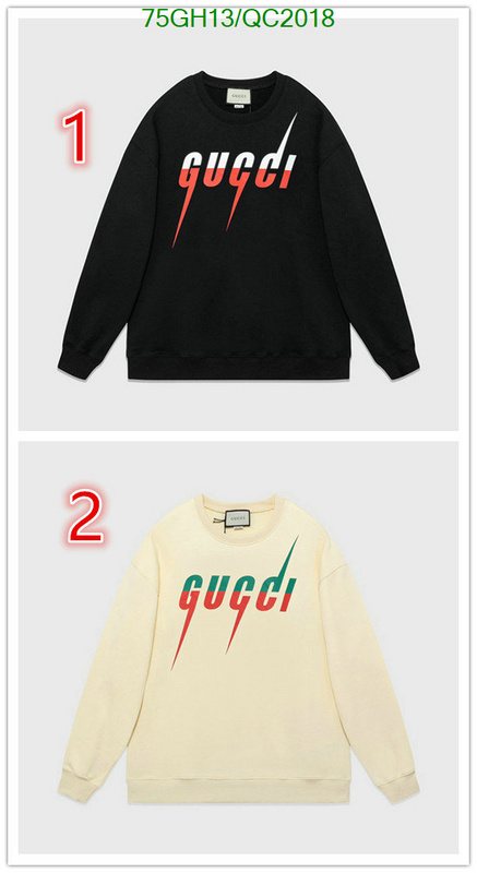 Gucci-Clothing Code: QC2018 $: 75USD