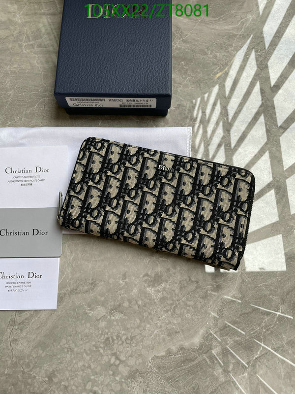 Dior-Wallet-Mirror Quality Code: ZT8081 $: 105USD